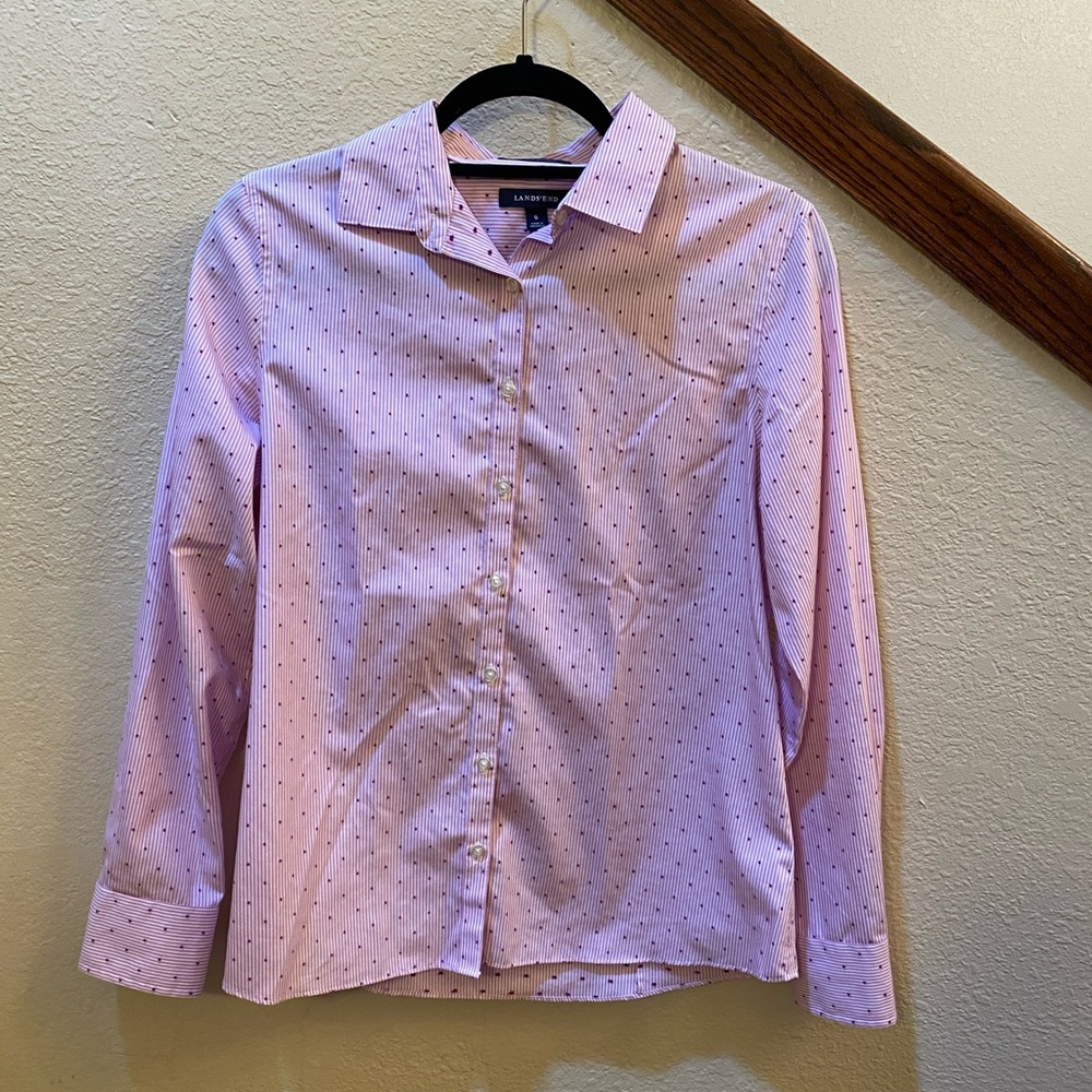 Lands’ End button down shirt